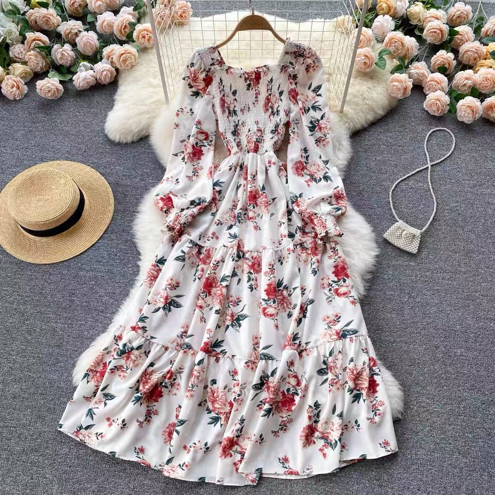 Picnic with the BFF floral dress CD43 image