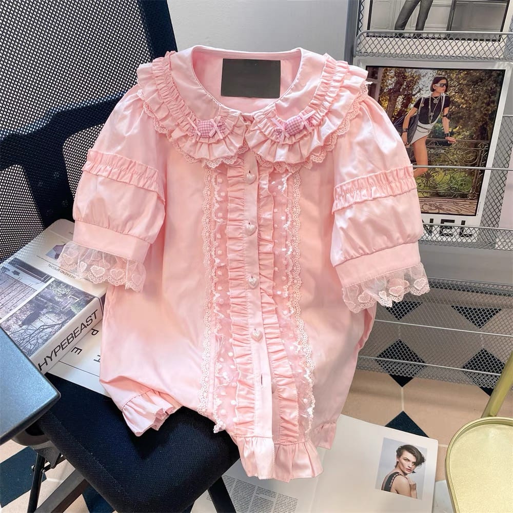 Stay cute ruffle blouse BE140 image