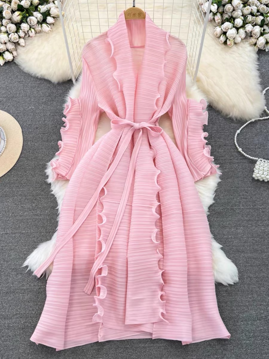 Curving you ruffle dress EVD47 image