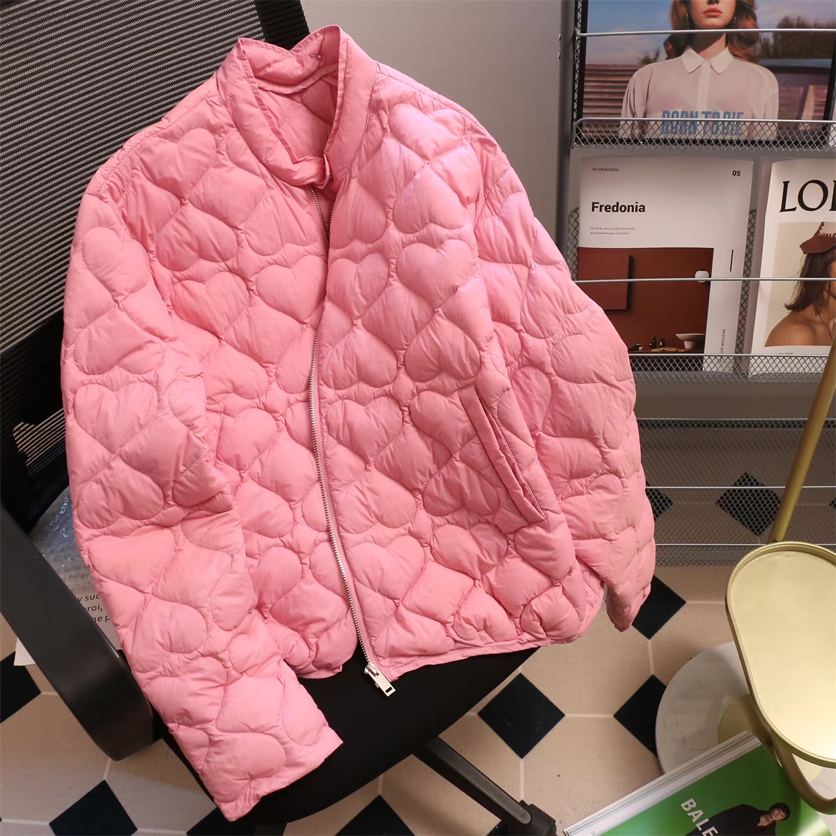 Pink Friday bomber jacket CJ108