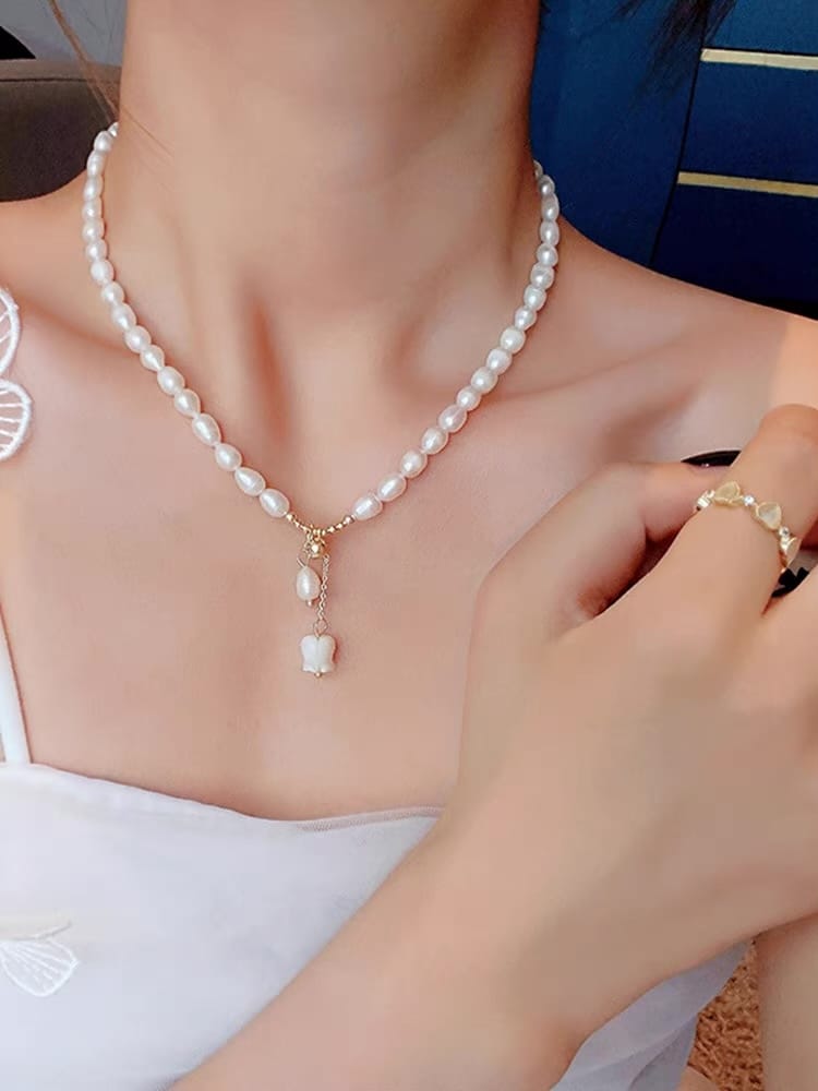 Diana little beads necklace JW148 image