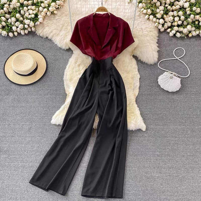 At my best short sleeves jumpsuit JRZZ373 image