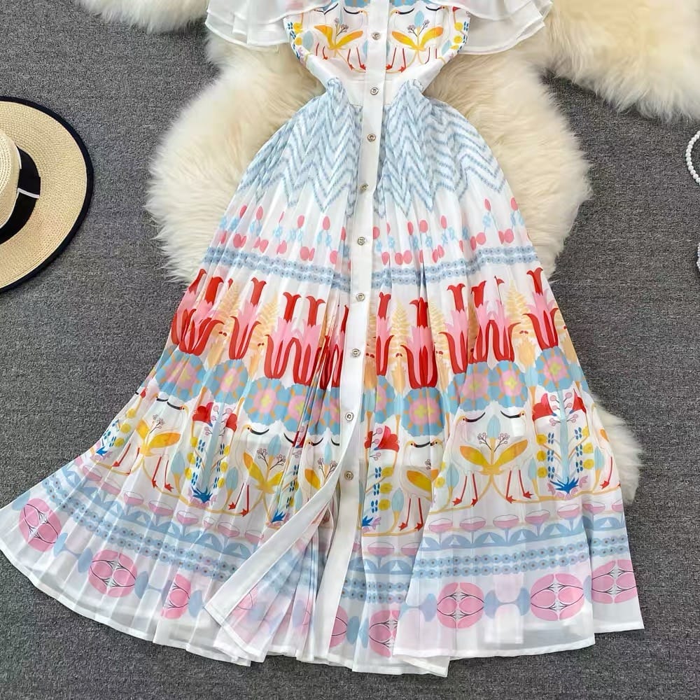 My undivided attention floral dress CD57 image