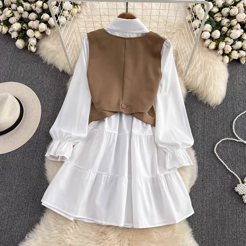 On cloud nine shirt dress & waist coat SDZZ611 image