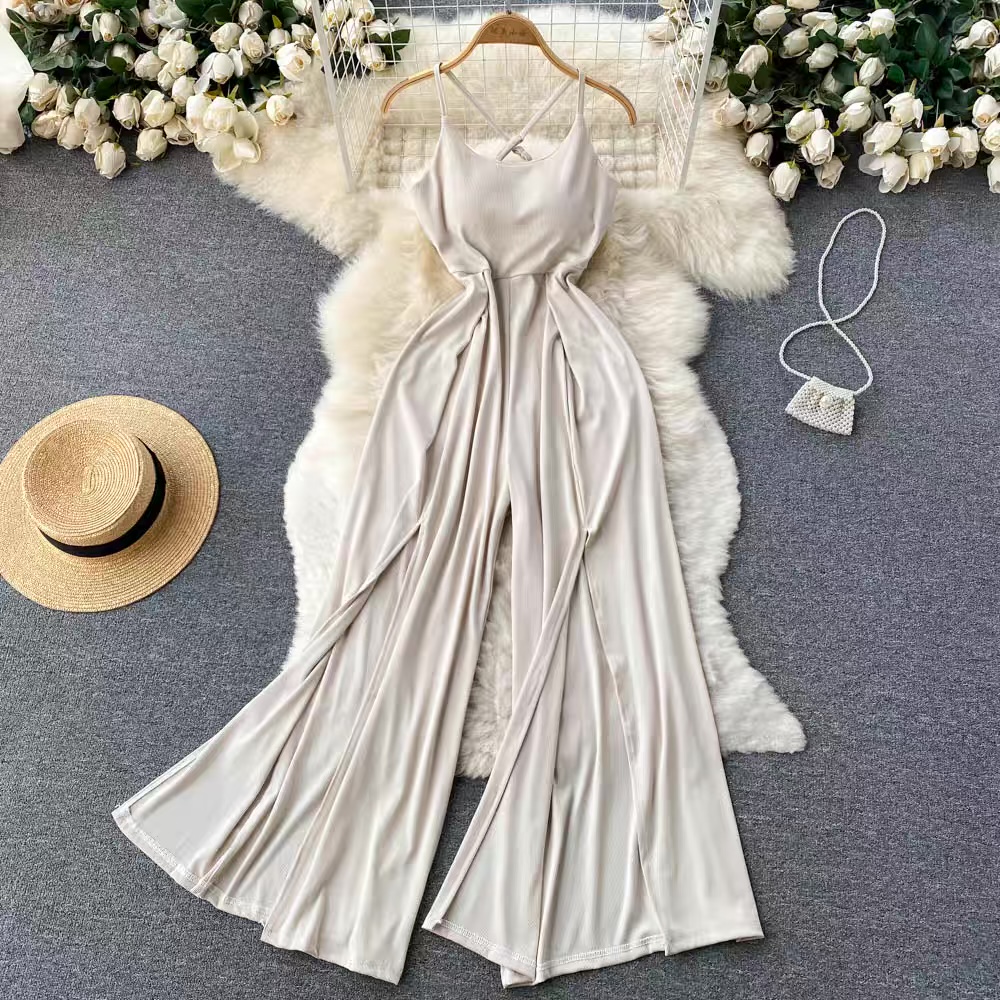 Electric ribbed jumpsuit JRZZ457 image
