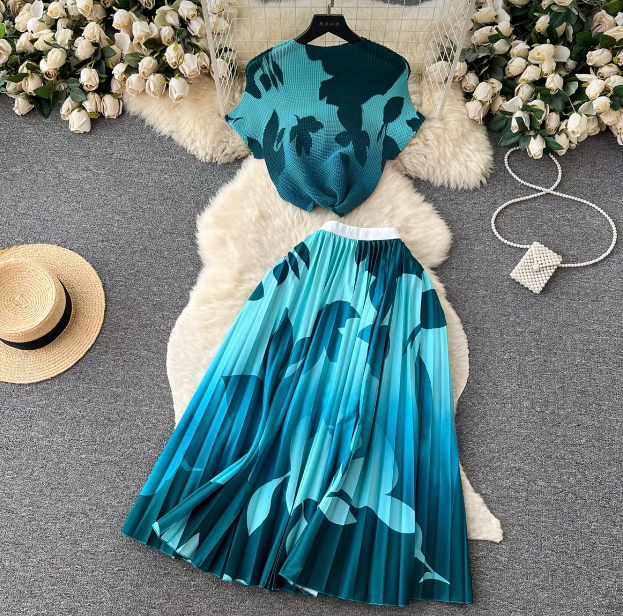 Look this way miyaki top & skirt TPZZ2175 image