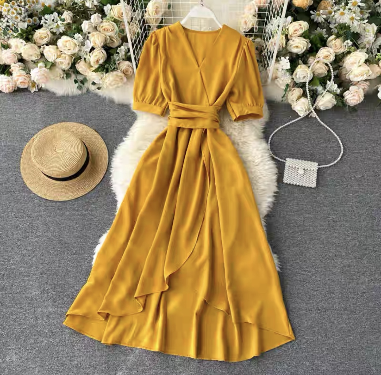 Blossoming grace Midi dress CD14