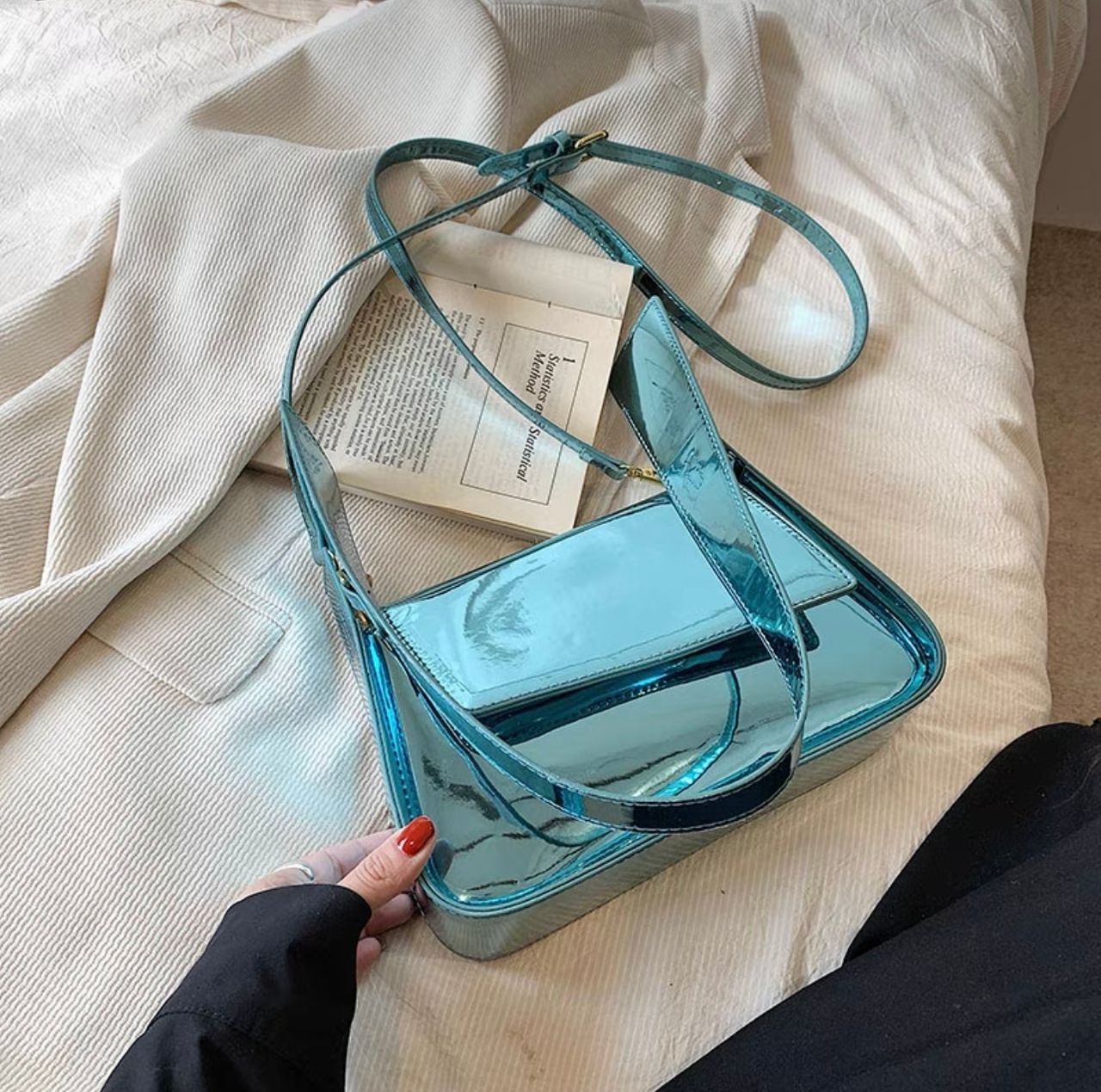 Elaine glossy reflective bag BG211 image