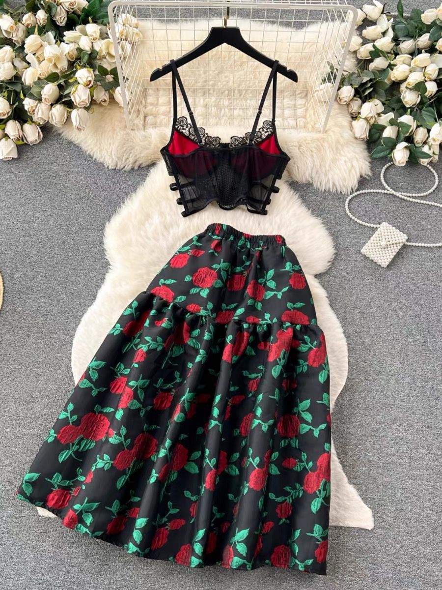 Glamorous Barbie floral set TPZZ2613 image