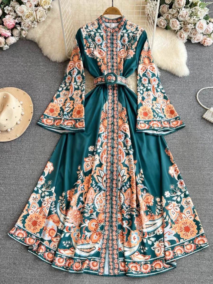 Sahara babe print dress ED133 image