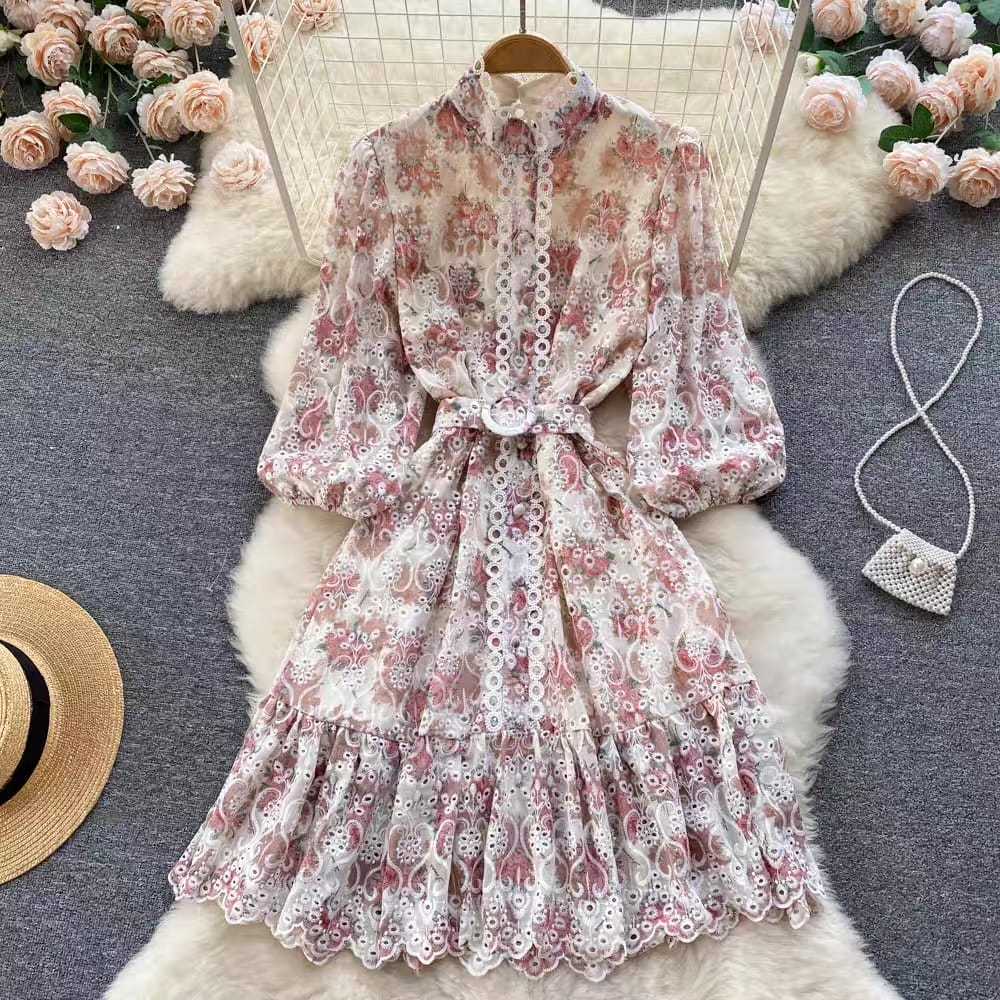 Fancy throwback lace dress FD51 image