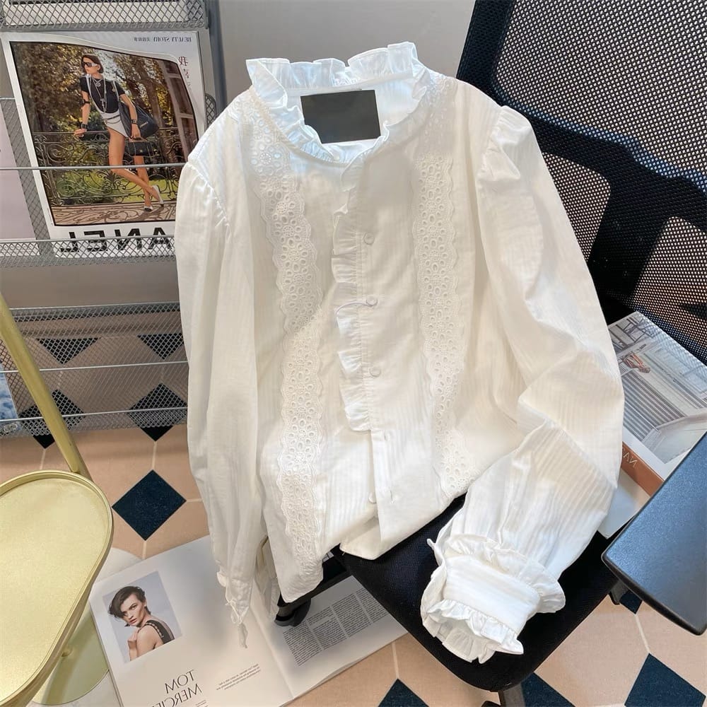 Pretty in ruffle blouse BE149 image