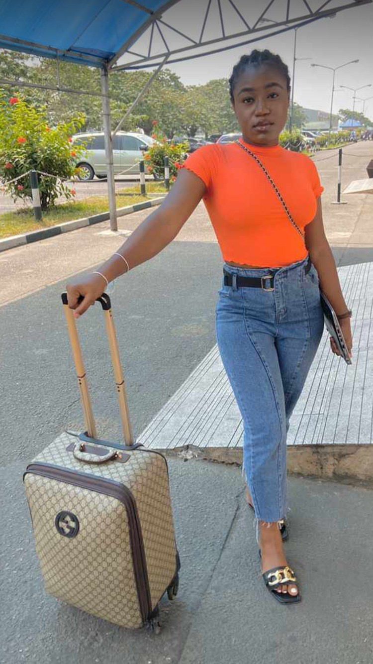 Petite lunch denim jeans & belt image