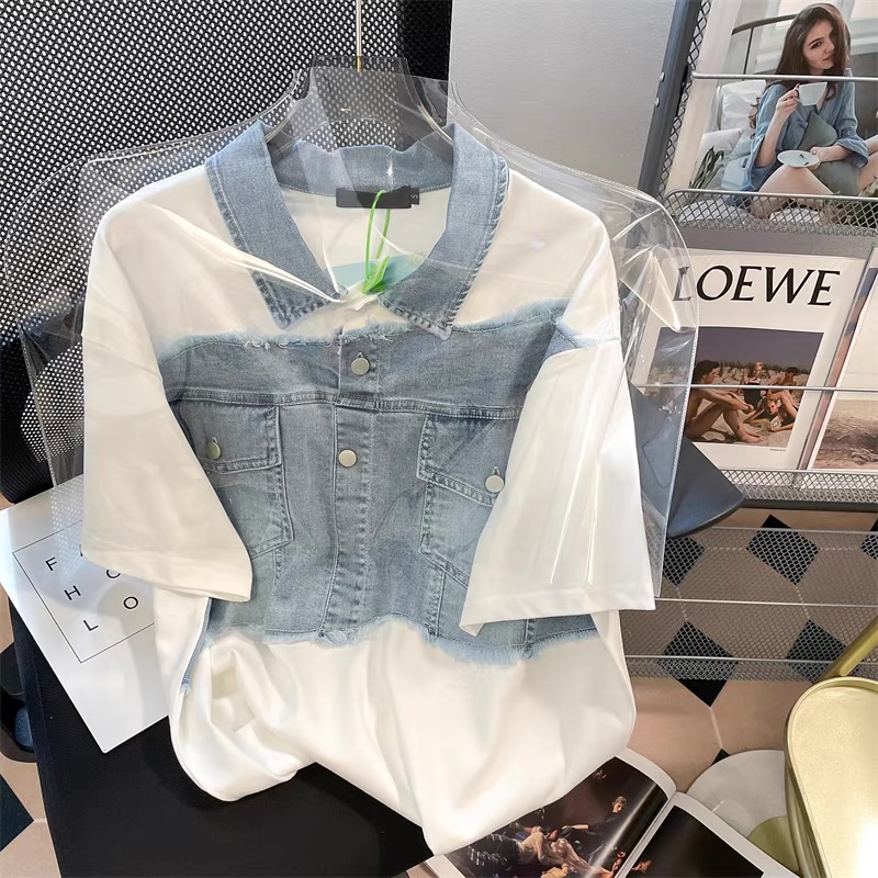 She’s on fire denim shirt SDZZ672 image