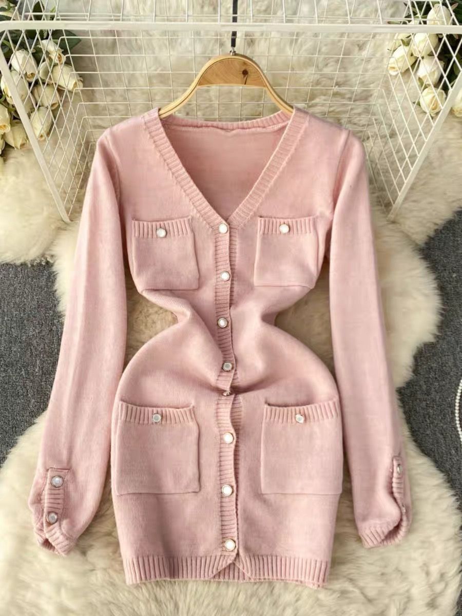 Glossed up sweater dress KBC157 image