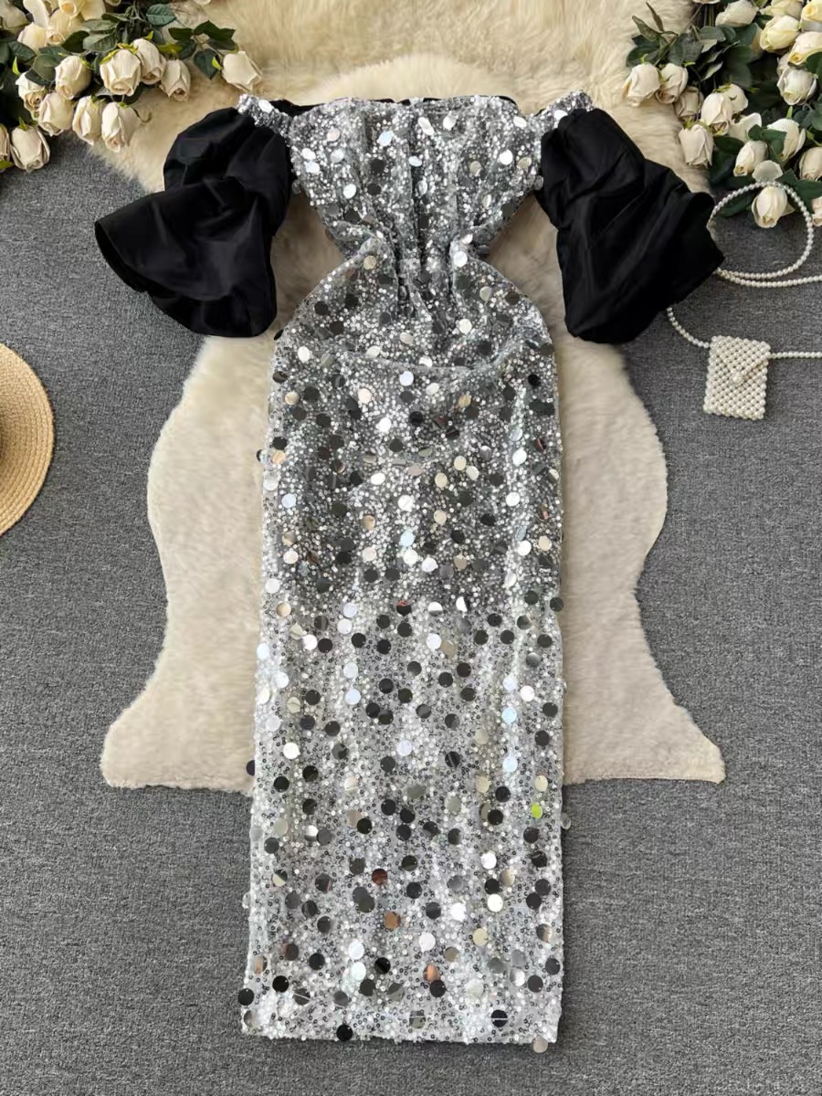 Glowing babe sparkle dress EVD66