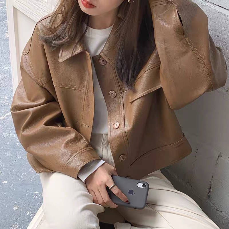 Smell the roses leather jacket LJ117 image