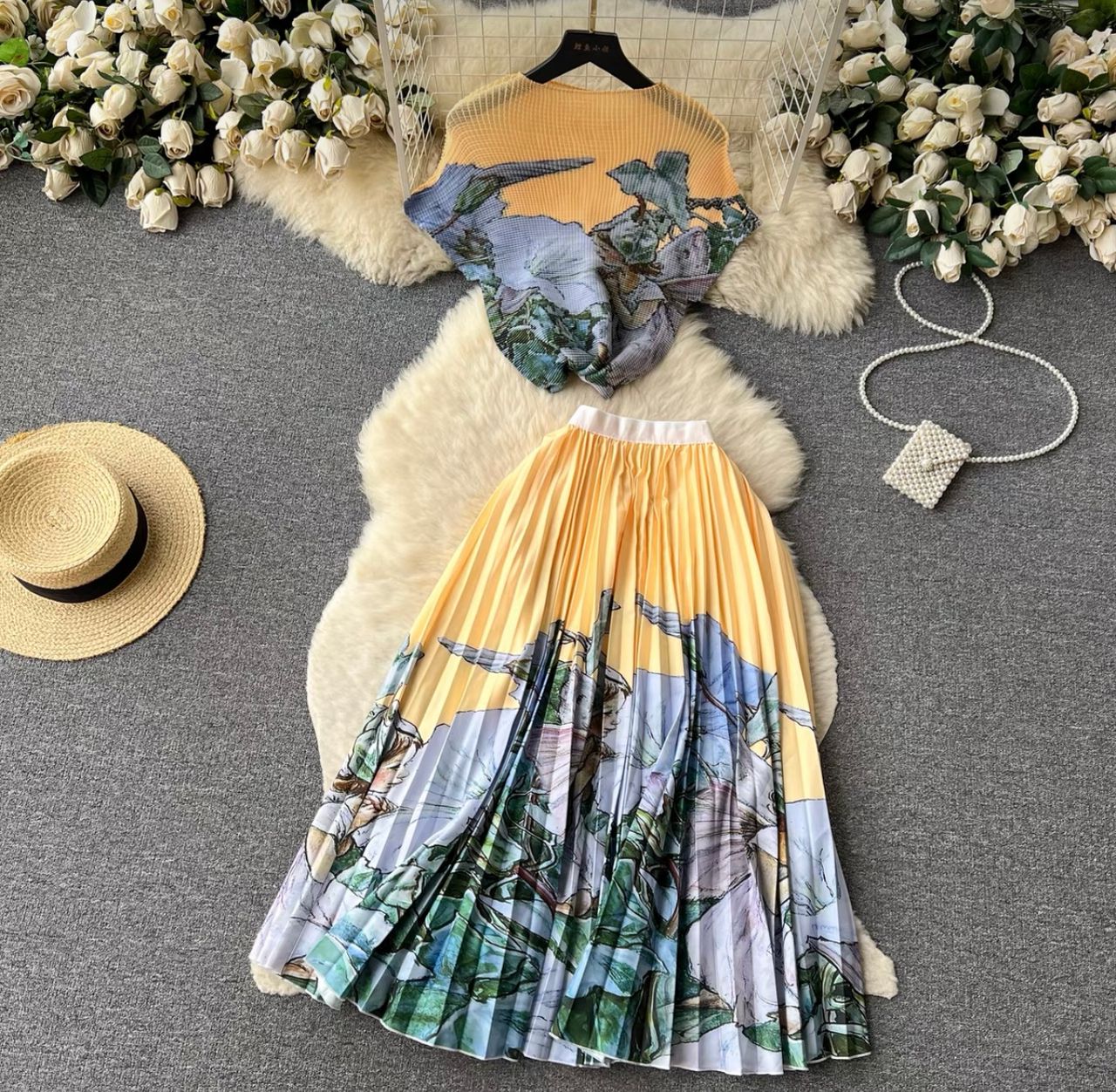 Look this way miyaki top & skirt TPZZ2175 image