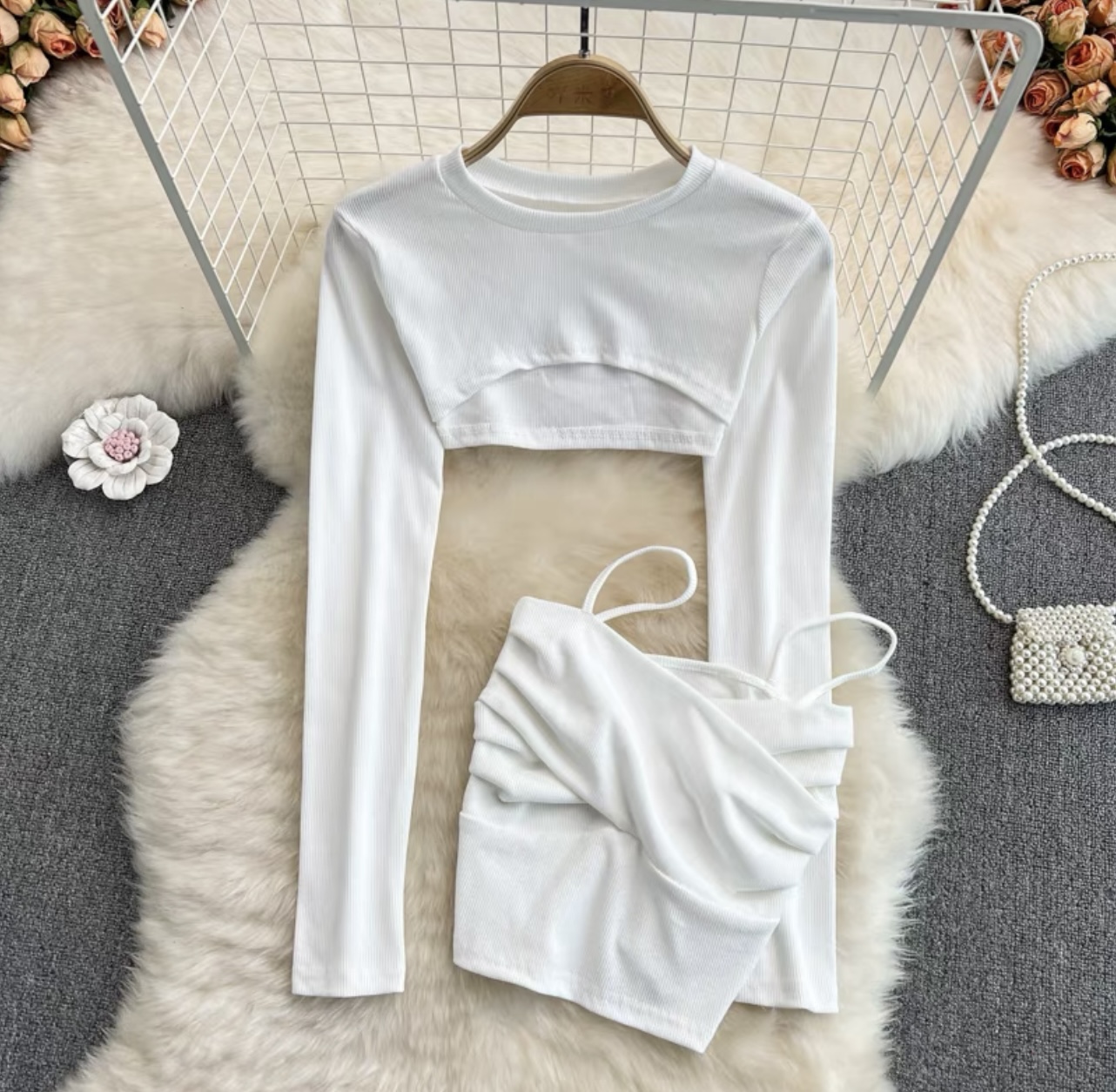 Sweet love top & vest TZZ729 image