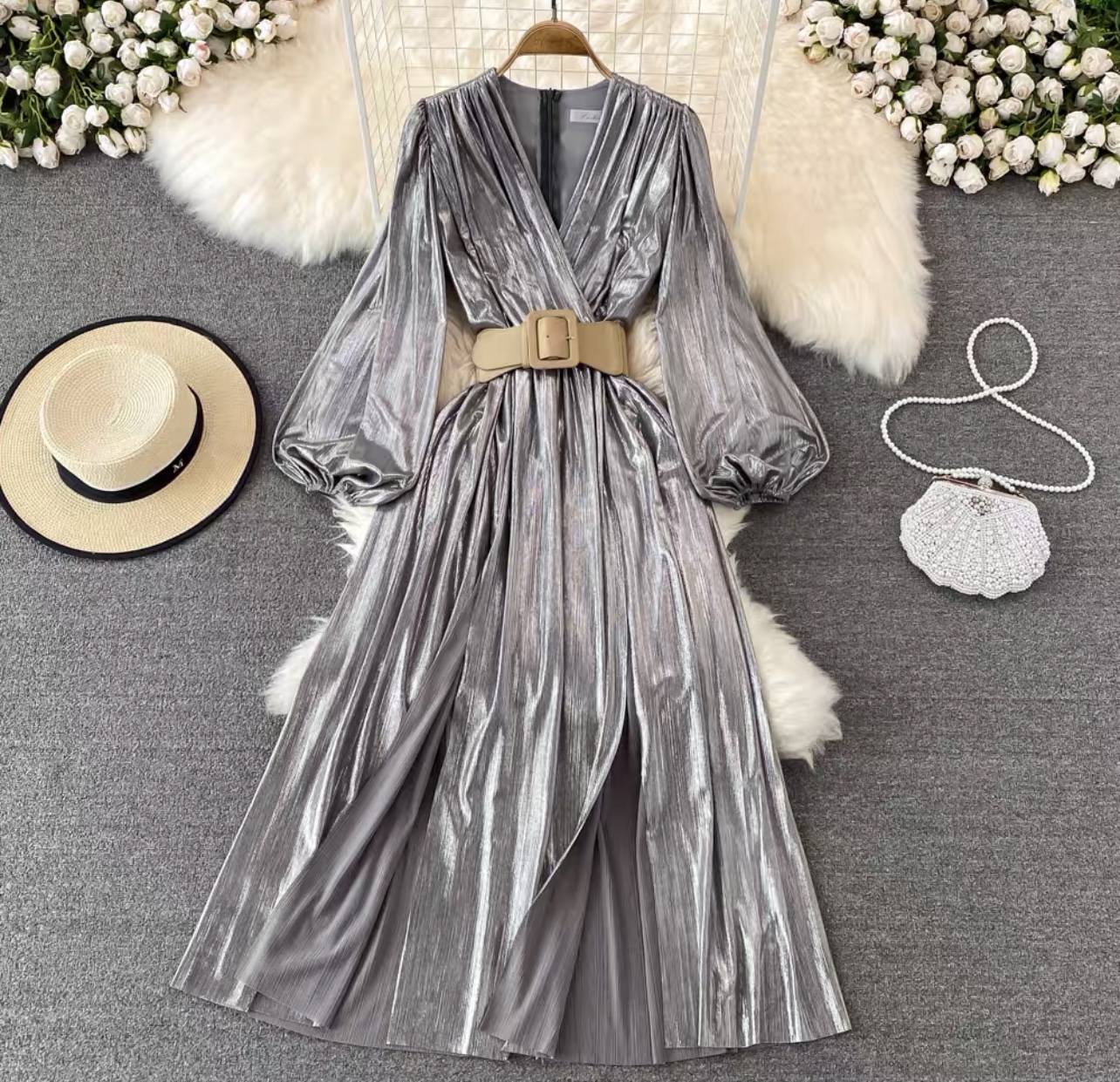 Almost is never enough velvet dress EVD6 image