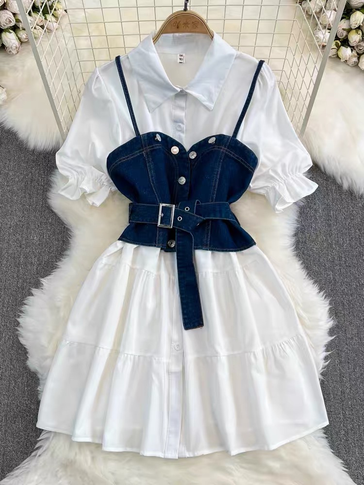 Private landing shirt dress set SDZZ849 image