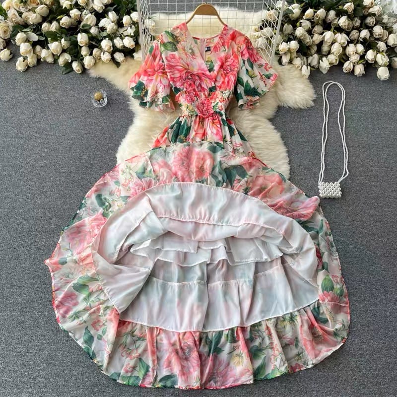 Baby girl floral dress CD207 image