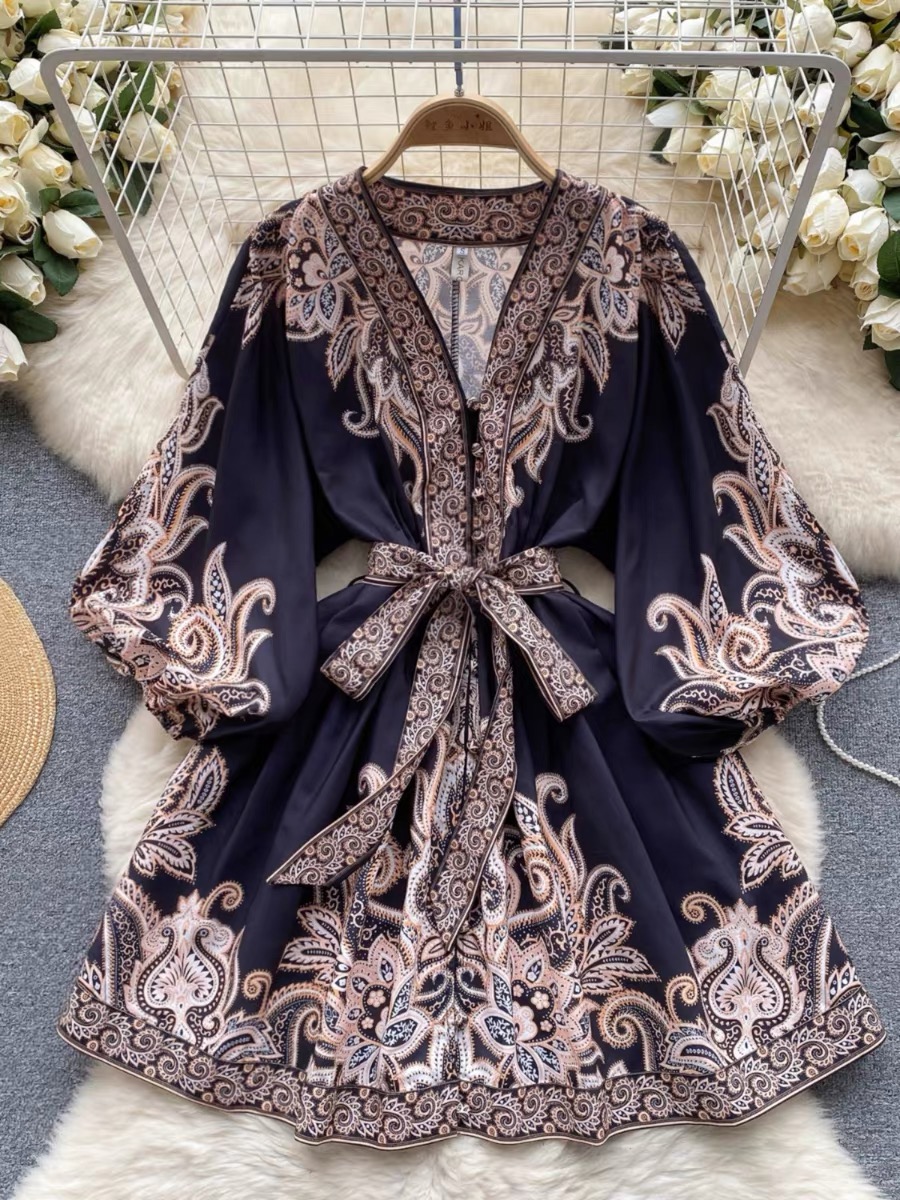 420 blaze print dress ED95 image
