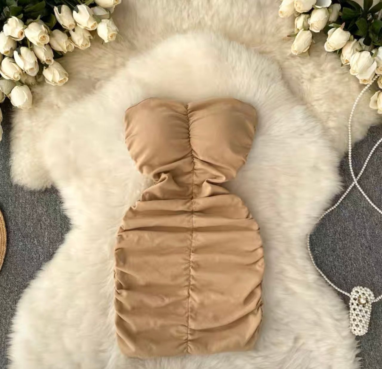 Free as a butterfly ribbed gown CBC105 image