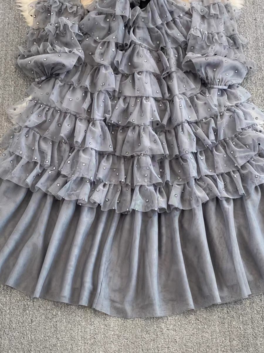 Fearless tour ruffle dress FD467 image