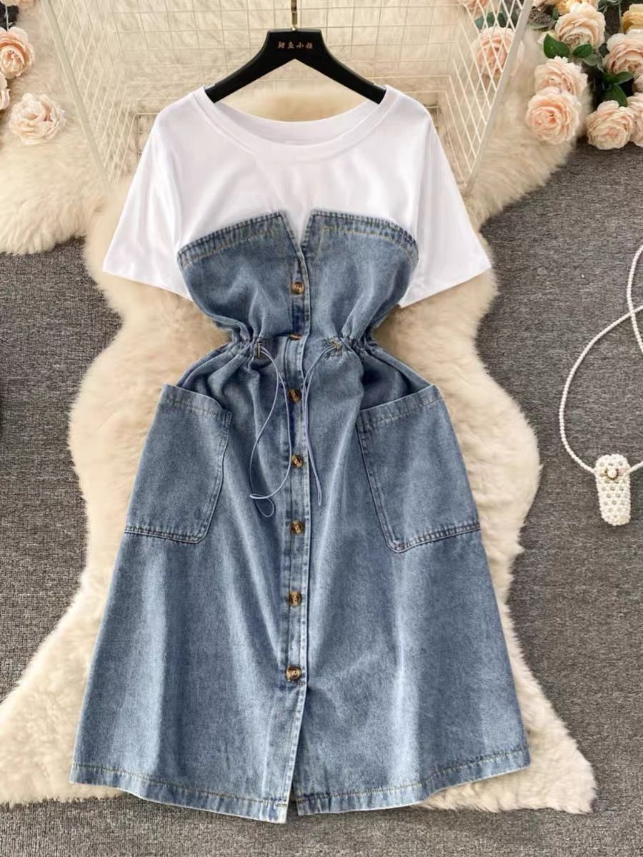 Let’s go out denim dress DD32 image