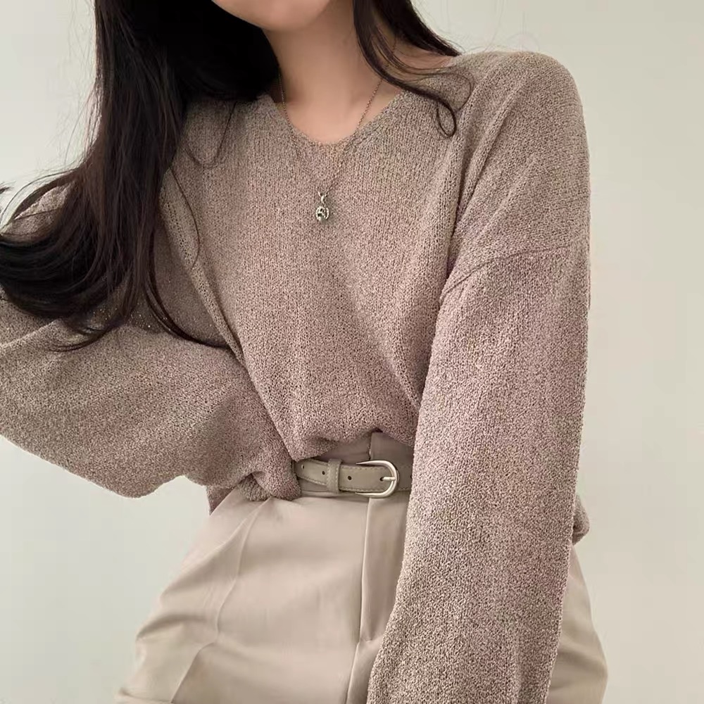 Let’s work it out sweater top TZZ2339 image