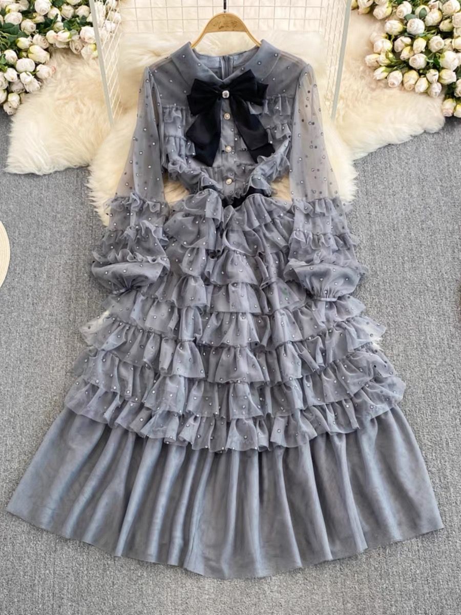 Fearless tour ruffle dress FD467 image