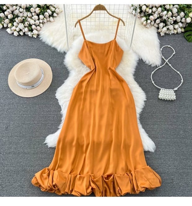 Make your move ruffle ends dress EVD58 image