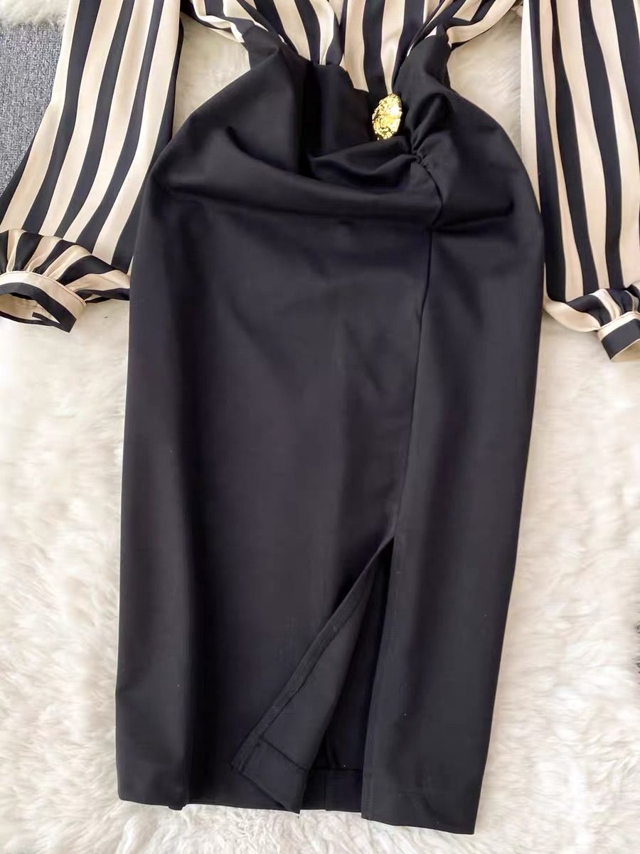 Holy stripes dress FBC110 image