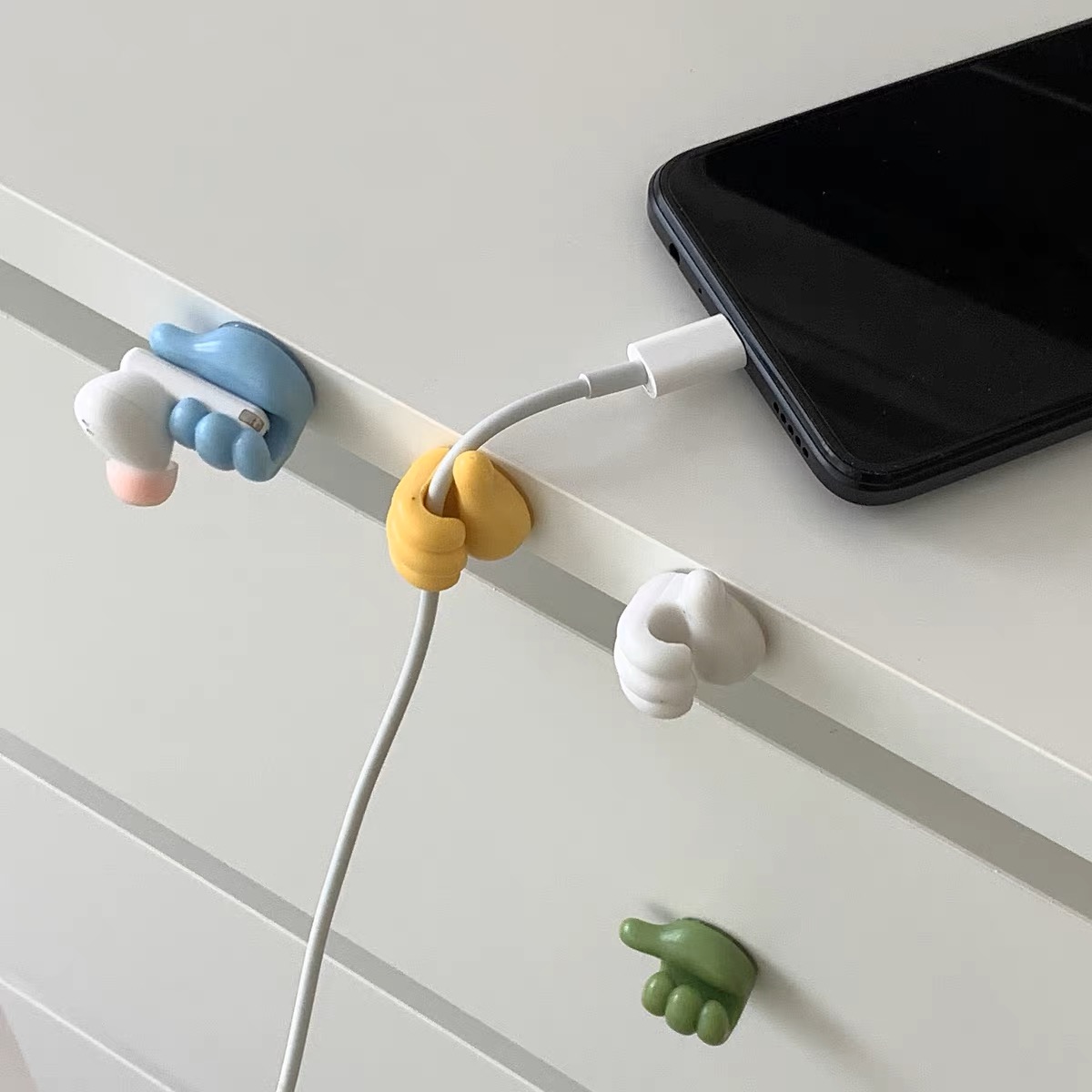 10 pieces Stylish adhesive wall hook AC148 image