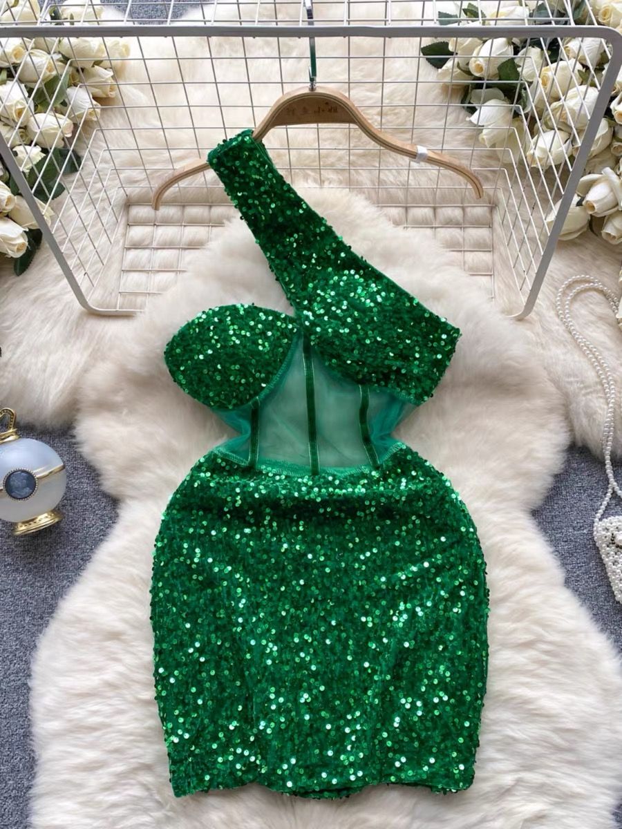 Cheers to the celebrant sequin dress EBC75 image