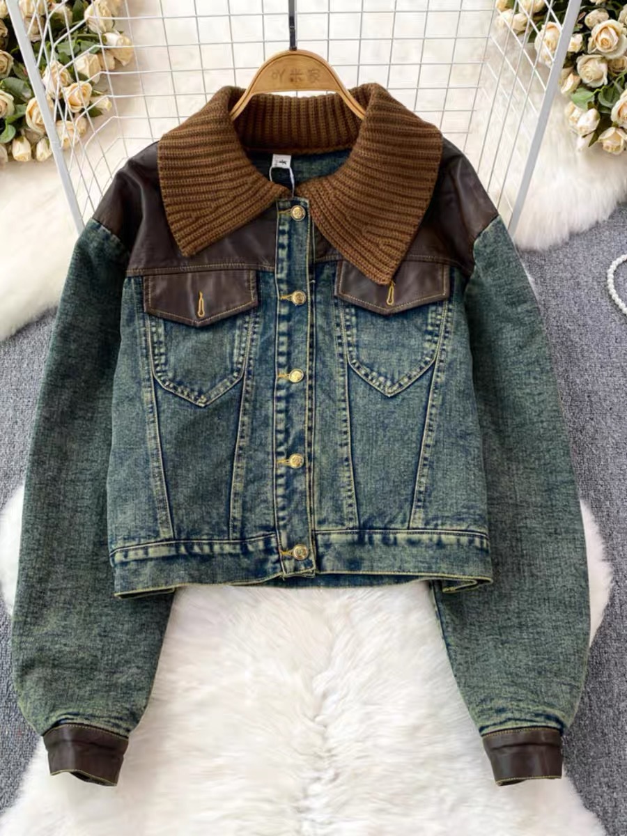 Ice skating date denim jacket  DJA112