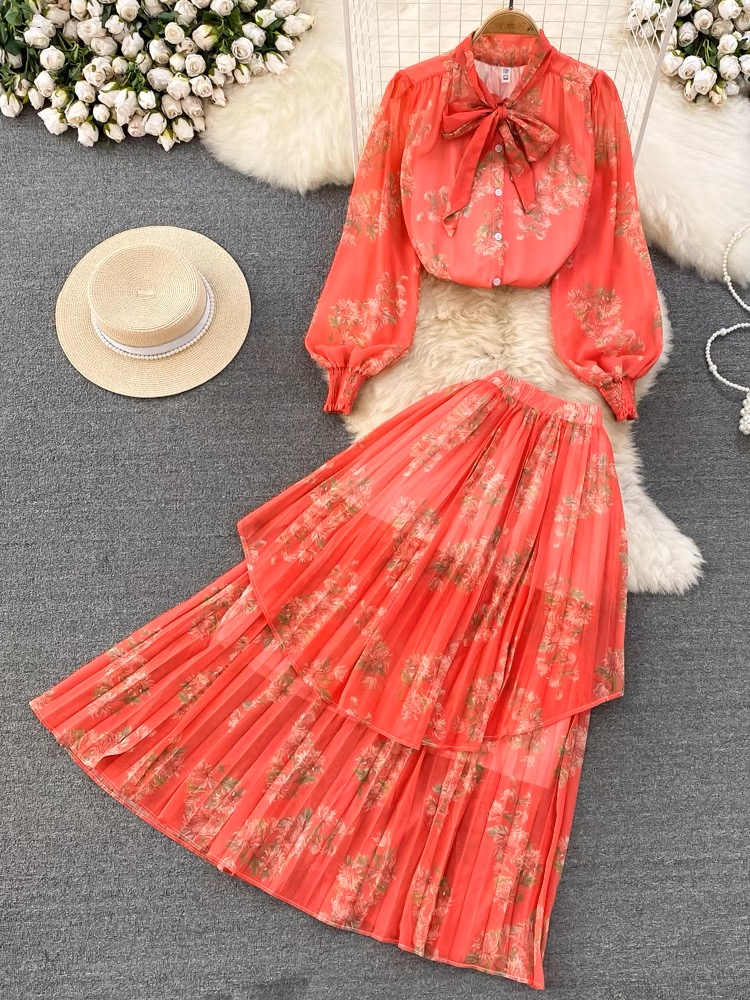 Keep tradition print dress TPZZ1755 image