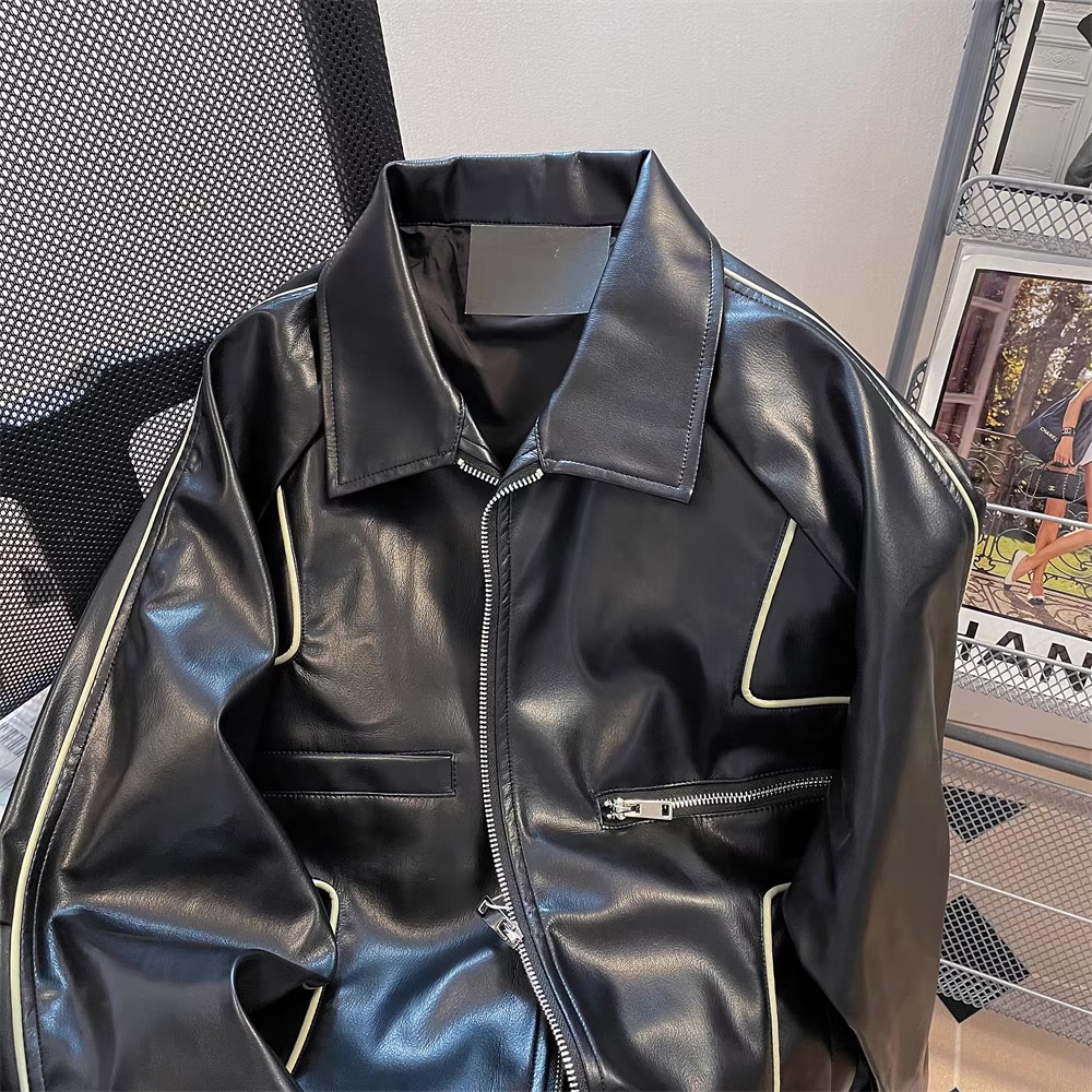 Night club leather jacket LJ103 image