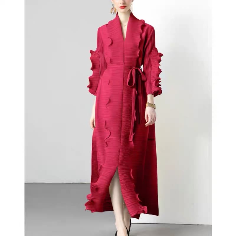 Curving you ruffle dress EVD47 image