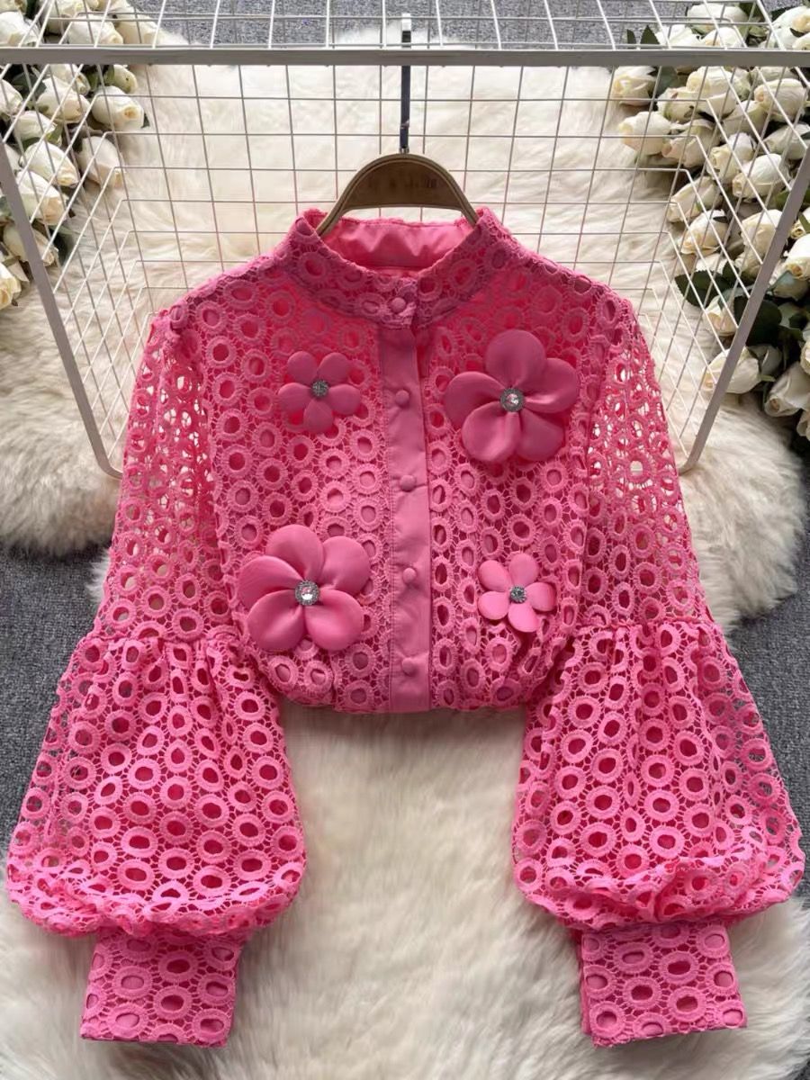 Your biggest fan lace blouse BE267 image