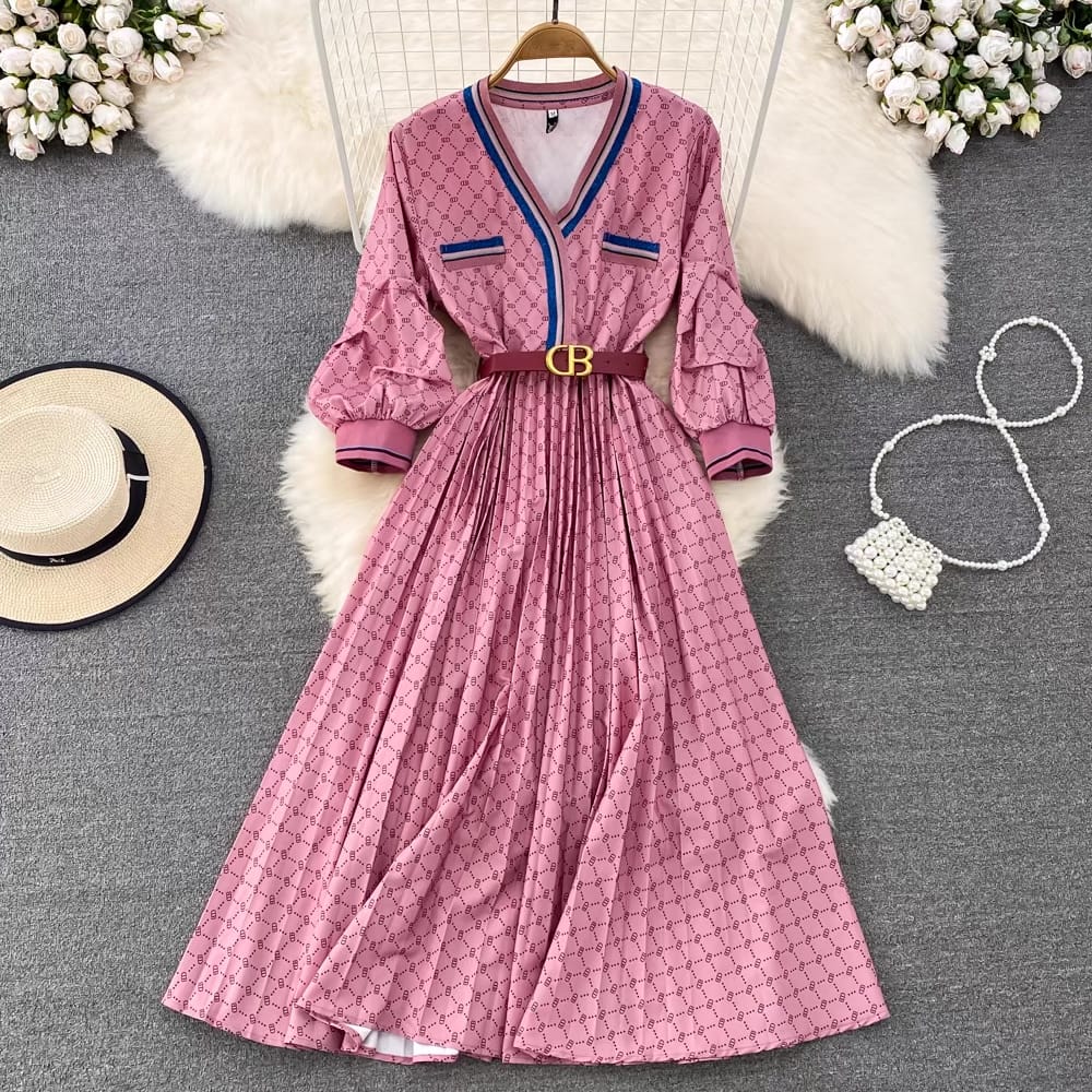 Uptown girl dress & belt FD86 image