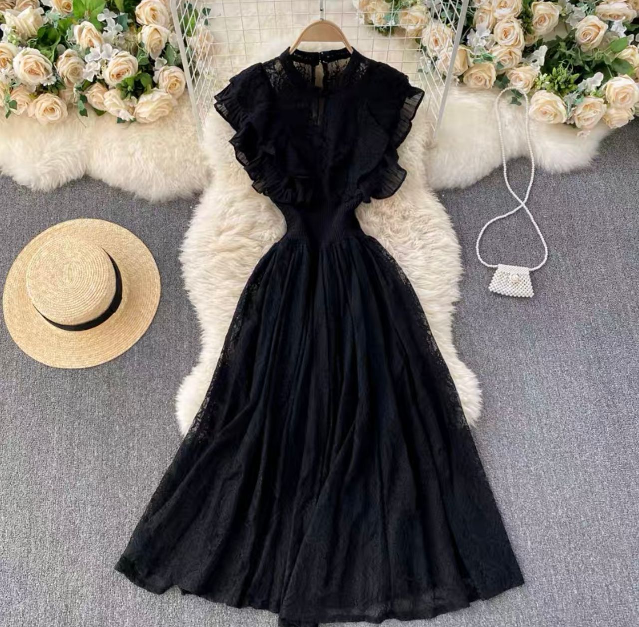 Amina lace dress CD99 image