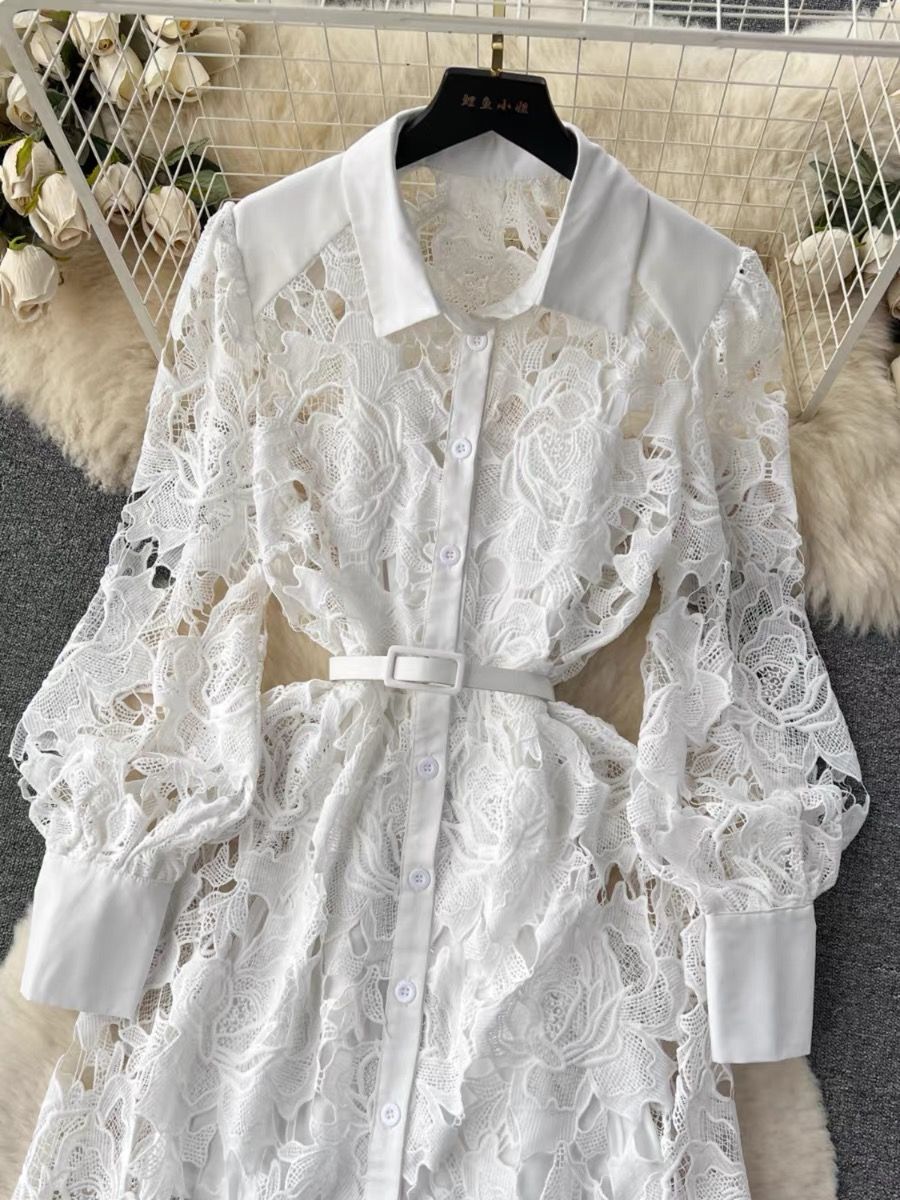 Hampton baby lace dress FD216 image