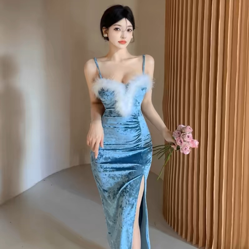 Sexy Santa velvet dress CBC244