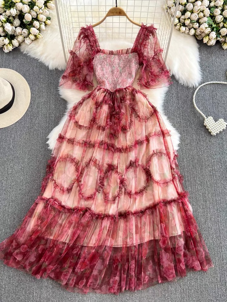 Always a princess ruffle dress EVD29
