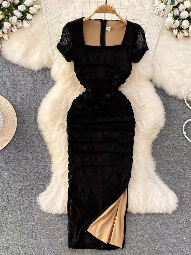 Listen up side cut gown FBC31 image