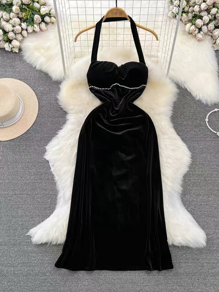 Enjoy the moment velvet dress FD426