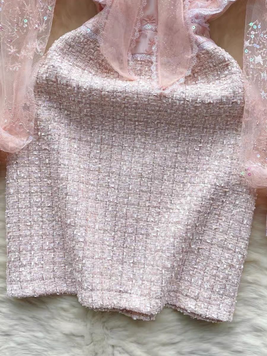 Crystal clear persuasion woolen dress FD523 image