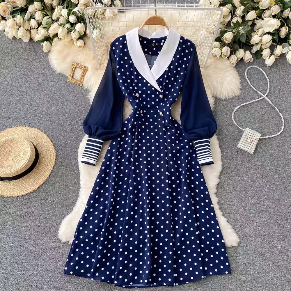 Miss angela polka dress FD35 image